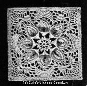 celtwich Vintage Crochet Medaillon